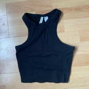 Black crop top
